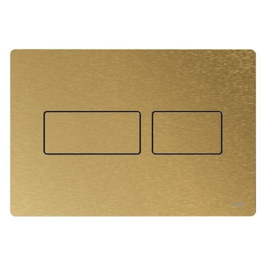 Tece Tecesolid WC Betjeningsplate Børstet Messing Tece Tecesolid WC Betjeningsplate Børstet Messing
