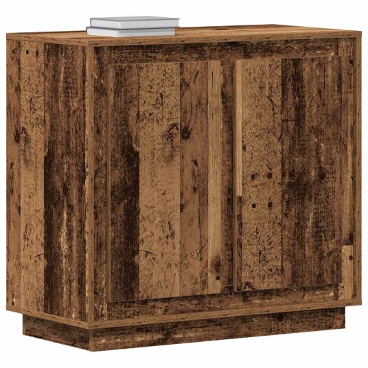 Sideboard Gammelt tre 80 x 34 x 75 cm Konstruert tre Sideboard Gammelt tre 80 x 34 x 75 cm Konstruert tre