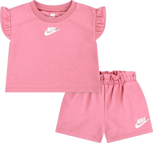 Nike Nkg Baby French Terry Set Pink 80