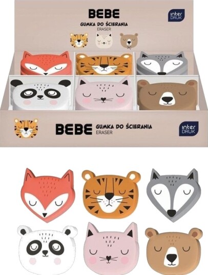 Bb Friends Eraser 24 Stk