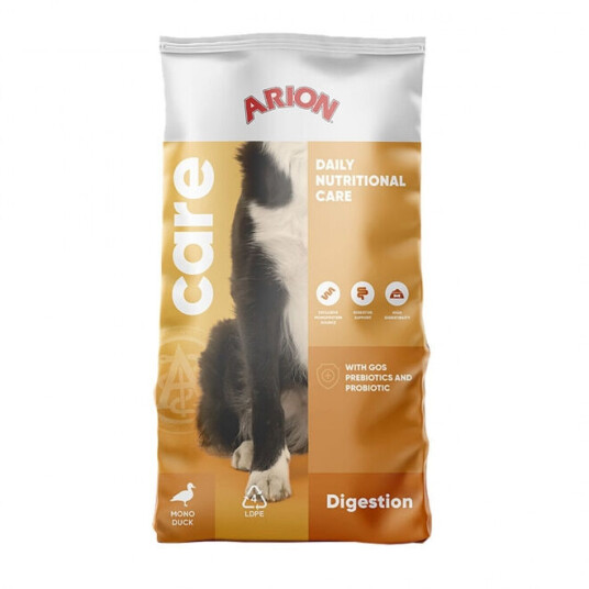 Arion Care Digestion Tørrfôr for sensitive hunder med ris og kylling 12 kg