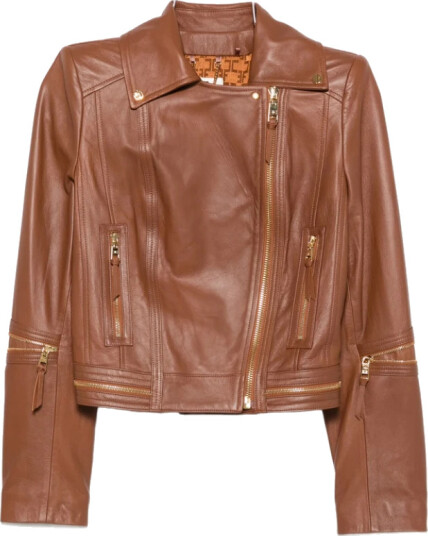 Elisabetta Franchi Dame Jakker Brun S, Elisabetta Franchi Dame Jakker Brun S,