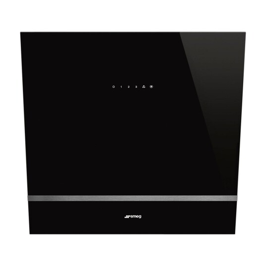 Smeg KV26N Vegghengende Kjøkkenvifte 60 cm Svart med Belysning