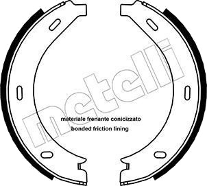 Bremseskosett håndbrems METELLI 53 0236 Bremseskosett håndbrems METELLI 53 0236