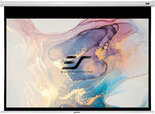 Elite Screens Manual Series M113nws1 - Projeksjonsskjerm - 113" (287 Cm) - 1:1 - Maxwhite - Hvit