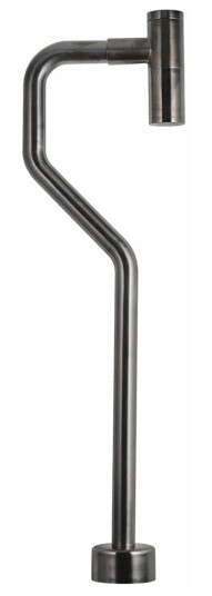 Tapwell Xa200 Vannlås S-gulvavløp Ø32mm Brushed Black Chrome Tapwell Xa200 Vannlås S-gulvavløp Ø32mm Brushed Black Chrome