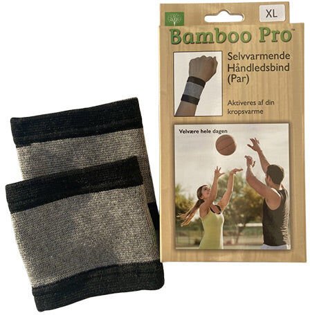 Håndleddsbind, Selvvarmende, Str: XL, Bamboo Pro
