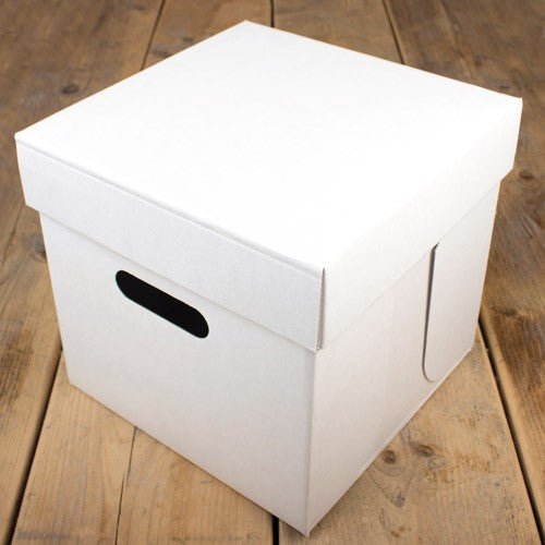 Funcakes Solid Kakeeske Hvit 25.5x25.5x25cm Funcakes Solid Kakeeske Hvit 25.5x25.5x25cm