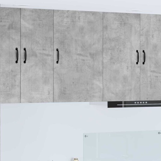  Kjøkkenskap med hylle Betonggrå 50 x 31 x 80 cm Konstruert tre