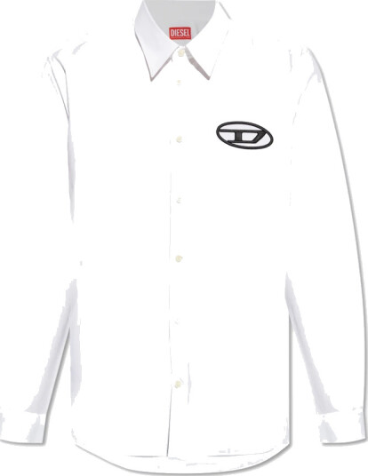 Diesel Herre Skjorter Hvit 3XL,