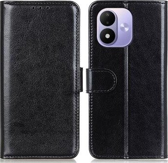 Xiaomi Redmi Note 17 4G/5G Lommebokveske med Stativ - Svart