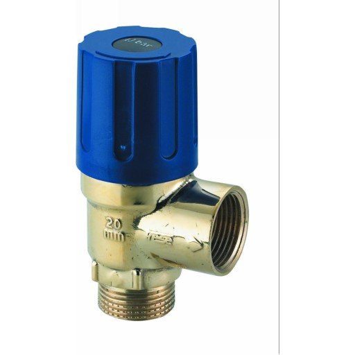 Frese 6 bar Sikkerhetsventil 3/4" for Hydraulikk og Oppvarming