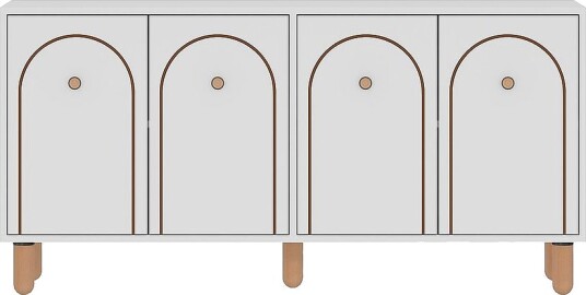 Hanah HomeKonsoll OrionHvitAvlastningsbord & sidebord