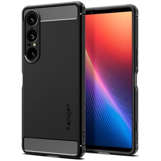 Spigen Rugged Armor deksel for Sony Xperia 1 VII - Svart