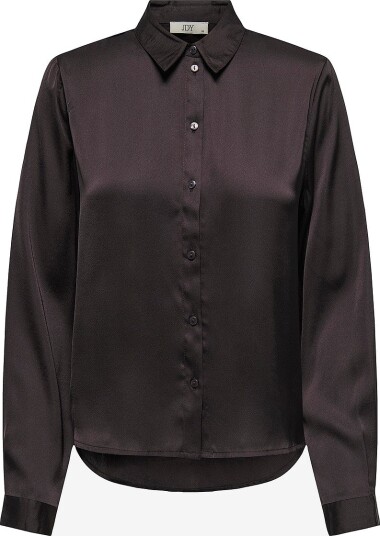 JDY Skjorte jdyFifi Life L/S Short Shirt Wvn Brun