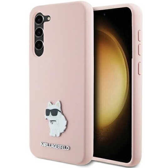 Karl Lagerfeld Mobildeksel for Samsung Galaxy S23+ Choupette Rosa Silikon