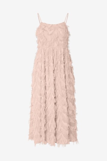 Selected Women   Kjole slfMyline Regular Midi Strap   Rosa