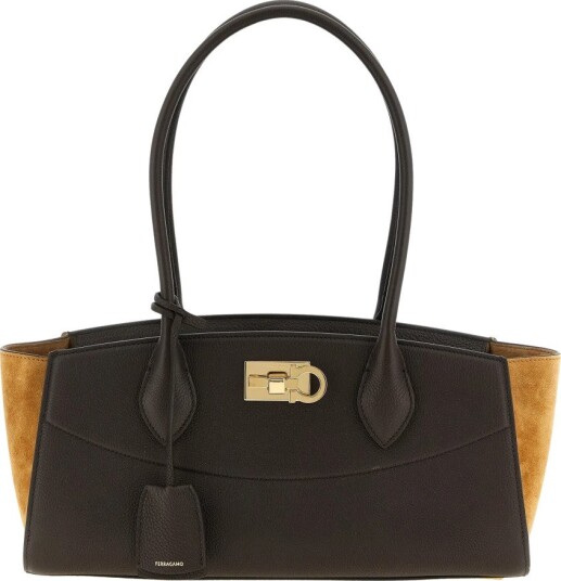 Ferragamo Dame Vesker Brun ONE SIZE,