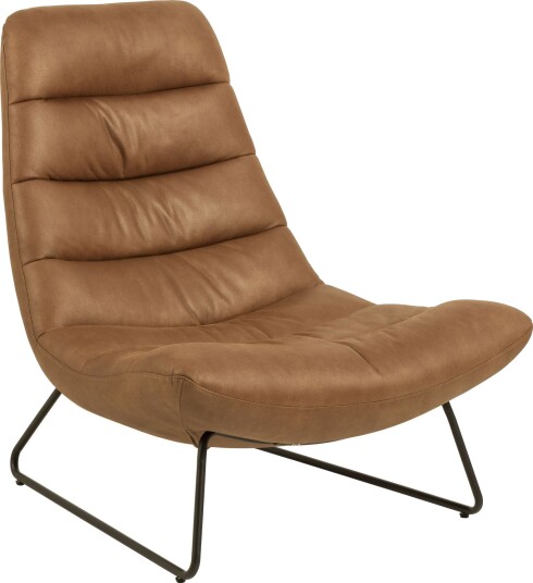 Nordform BRIXX LIVING Milford Loungestol - Cognac 1698360-01-41 1708391-01-0 Nordform BRIXX LIVING Milford Loungestol - Cognac 1698360-01-41 1708391-01-0