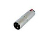 Neutrik XLR til 1/4" Stereo Adapter Sølv