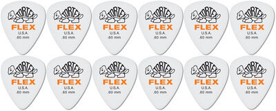Dunlop Tortex Flex Picks 0,60 12 Dunlop Tortex Flex Picks 0,60 12