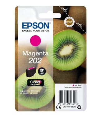 Epson Blekk Magenta 4.1ml 202 - Xp-6000/xp-6005 Epson Blekk Magenta 4.1ml 202 - Xp-6000/xp-6005