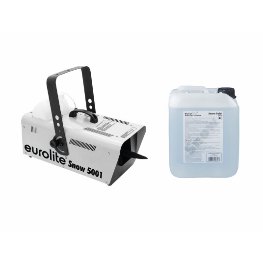EuroLite Set Snow 5001 Snow Machine & Snow Fluid 5l EuroLite Set Snow 5001 Snow Machine & Snow Fluid 5l