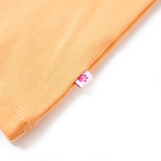 vidaXL Singlet for barn knalloransje 104