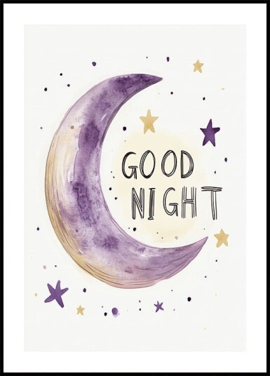 Moonlit Slumber Plakat / 30x40cm