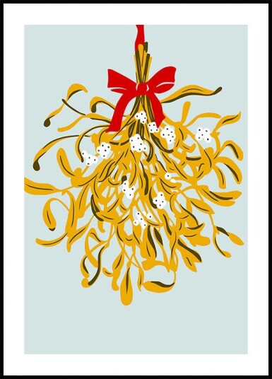 Mistletoe for Christmas Plakat Plakat / 40x50cm