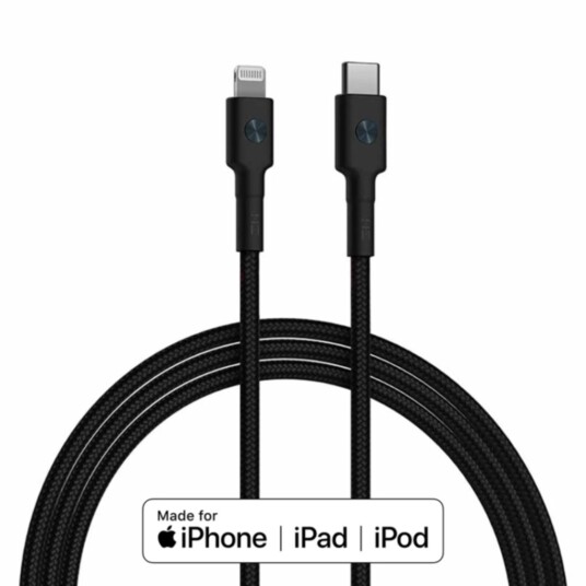 ZMI Premium USB-kabel, USB-C til Lightning 1 m Flettet ZMI Premium USB-kabel, USB-C til Lightning 1 m Flettet