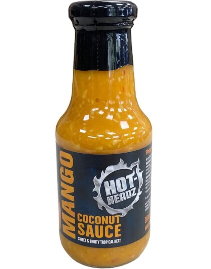 Mango Coconut Sauce With Habanero Søt Fruktig og Sterk Chilisaus med Mango Kokos og Habanero 287 ml Costa Rica Mango Coconut Sauce With Habanero Søt Fruktig og Sterk Chilisaus med Mango Kokos og Habanero 287 ml Costa Rica
