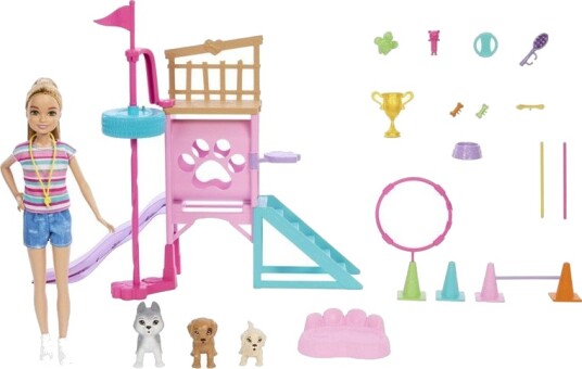 Barbie Stacie Puppy Playground Playset