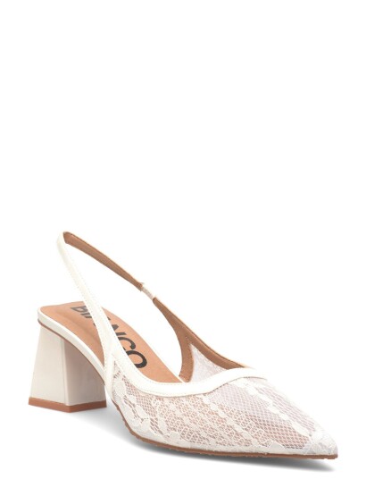Bianco Biamaralyn Slingback Mesh White 41