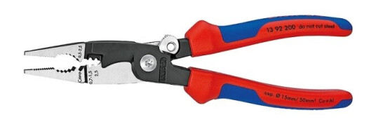 Knipex Multifunksjons Tang 20 cm med Blå/Rød Håndtak Knipex Multifunksjons Tang 20 cm med Blå/Rød Håndtak