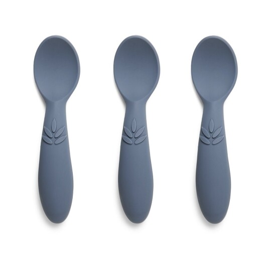 Nuuroo Ella Silicone Spoon 3-Pack Bering Sea Nuuroo Ella Silicone Spoon 3-Pack Bering Sea