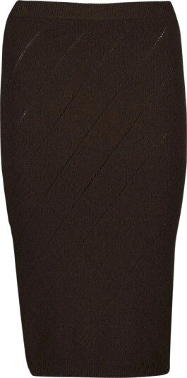 Prada Dame Skjørt Brun M, Prada Dame Skjørt Brun M,