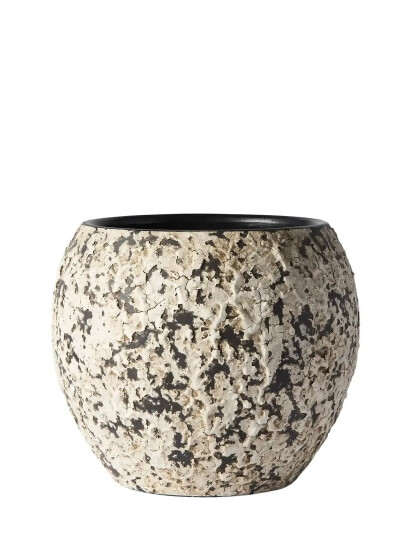 Muubs Jar Dawn 18 Antique White Cream H:18.5CM Muubs Jar Dawn 18 Antique White Cream H:18.5CM
