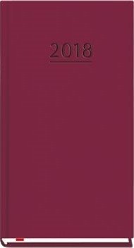 Michalczyk & Prokop Calendar 90X165 Pocket Book, Cherry (T-231V-W)