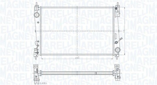 Radiator MAGNETI MARELLI 350213184300