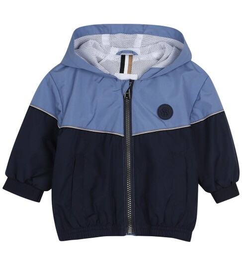 BOSS Hooded Windbreaker Navy 94 BOSS Hooded Windbreaker Navy 94