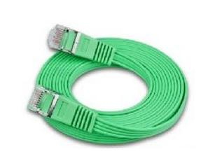 Slim Wirewin Wirewin Slim Patchkabel Rj 45 M Til Rj 45 M 75 Cm Utp Cat 6 Skjermet Flat Grønn Pkw Slim Kat6 0,75 Gn PKW SLIM KAT6 0.75 GN