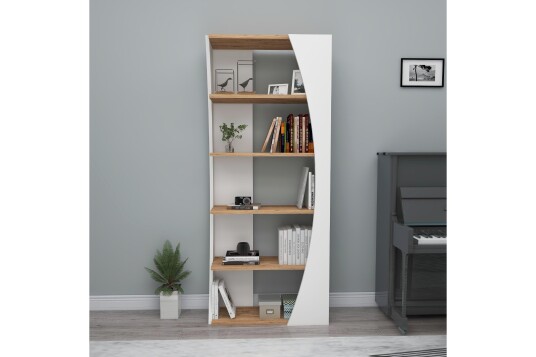 Bokhylle Selge 63,6 cm Brun/Hvit Bokhylle Selge 63,6 cm Brun/Hvit
