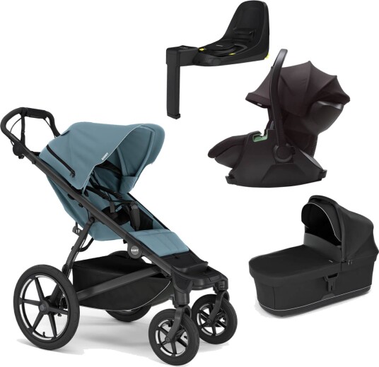 Thule Urban Glide 4 Mid Blue + Maple Black + Base Alfi