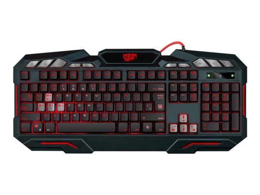 Defender Doom Keeper Gk-100Dl - Tastatur - Bakgrunnsbelyst - Usb - Engelsk