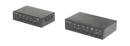StarTech Multi-Input HDBaseT Extender Kit - Built-In Switch and Video Scaler - DisplayPort HDMI and VGA Over CAT6 or CAT5e (ST121HDBTSC) - StarTech Multi-Input HDBaseT Extender Kit - Built-In Switch and Video Scaler - DisplayPort HDMI and VGA Over CAT6 or CAT5e (ST121HDBTSC) -