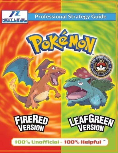 Pokemon FireRed and LeafGreen Strategy Guide Full Color