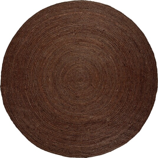Rund jutematte Amasia brun Størrelse: Ø 160 cm Rund jutematte Amasia brun Størrelse: Ø 160 cm