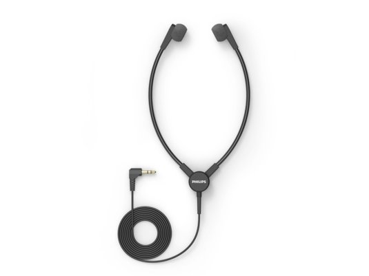 Philips Acc0233, Koblet Med Ledninger (Ikke Trådløs), Hodesett, Sort Philips Acc0233, Koblet Med Ledninger (Ikke Trådløs), Hodesett, Sort