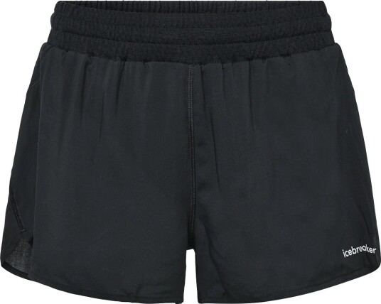 Icebreaker Women Merino Blend 125 Zoneknit™ Speed 3" Shorts BLACK XL